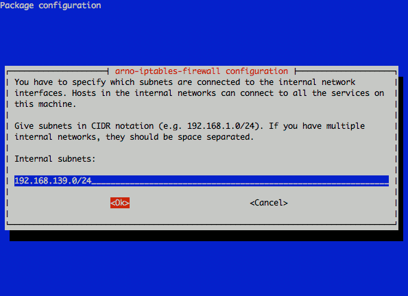 arno-iptables-firewall private network range (CIDR) definition arno-iptables-firewall private network range (CIDR) definition