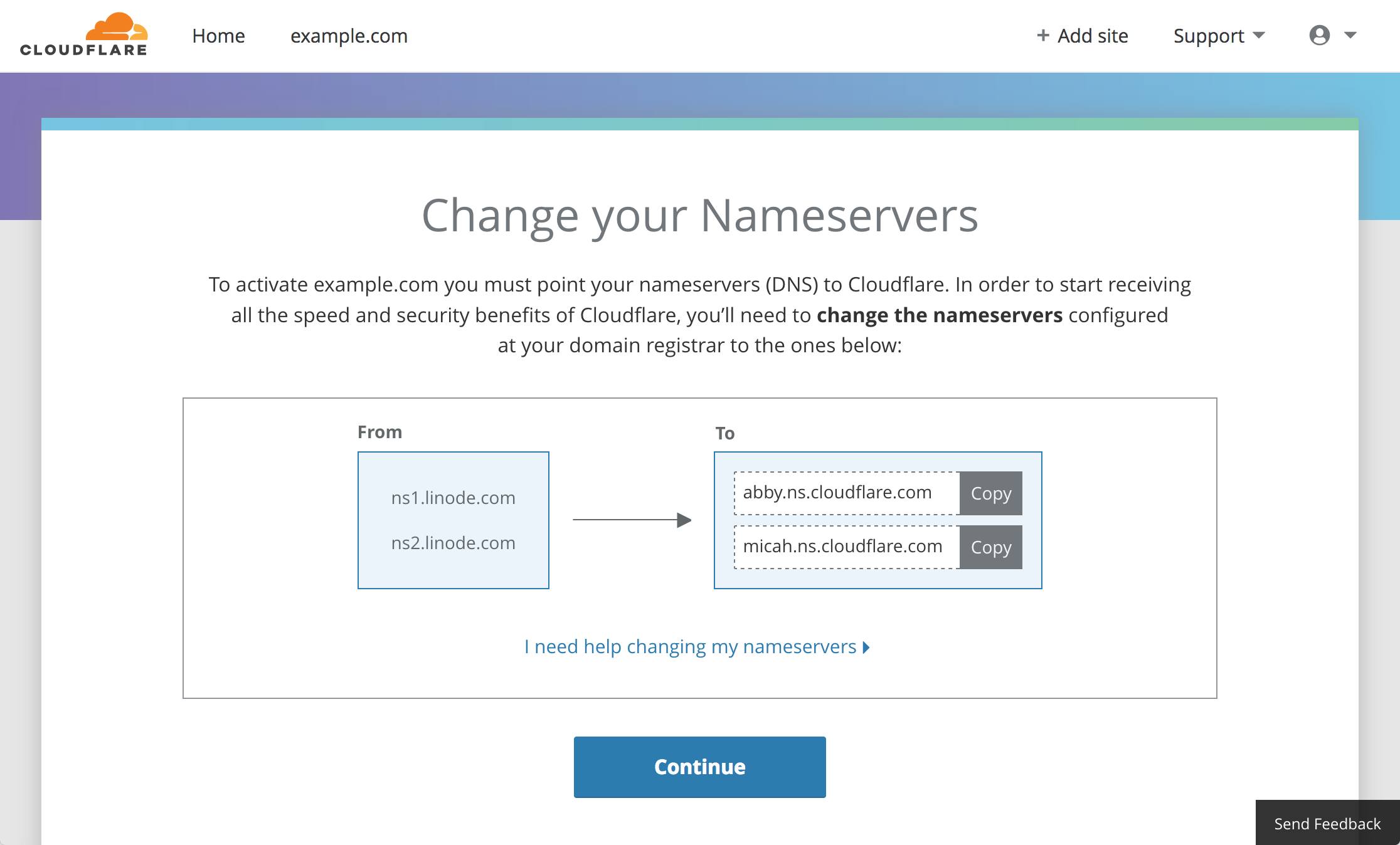 Cloudflare setup - authoritative name servers Cloudflare setup - authoritative name servers