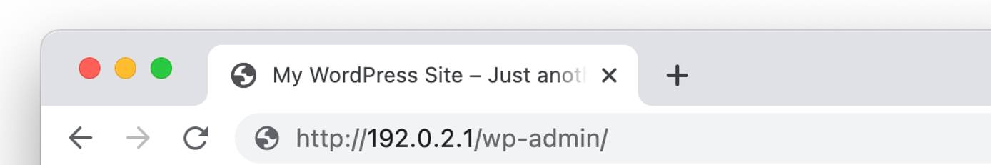 Screenshot of the browser’s URL bar